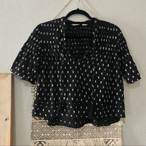Zara Boho Pattern Top